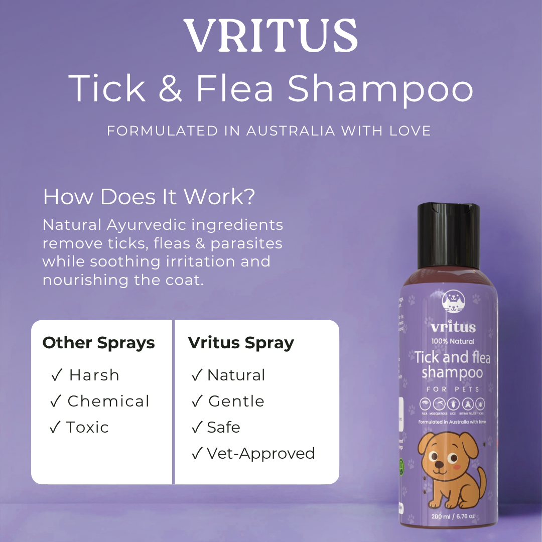Tick and Flea Spray + Shampoo (Combo)