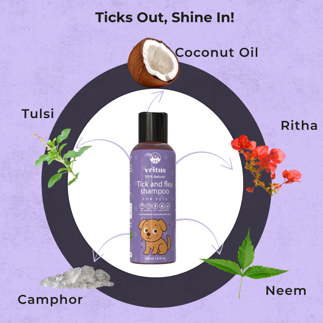 Tick and Flea Spray + Shampoo (Combo)