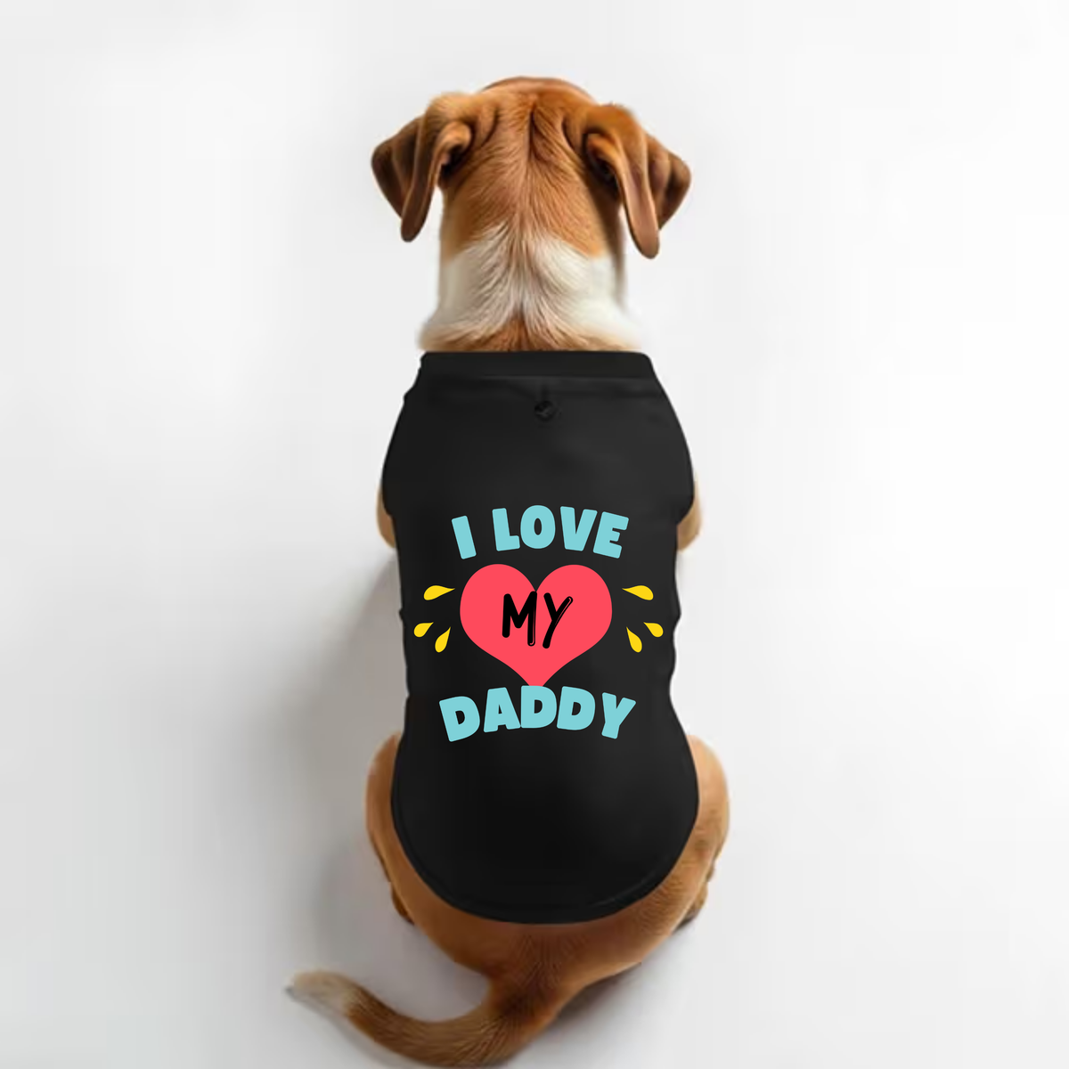 Vritus I love my daddy tshirt - Black