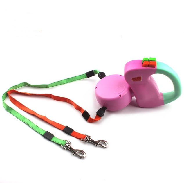 Dual Retractable Dog Leash