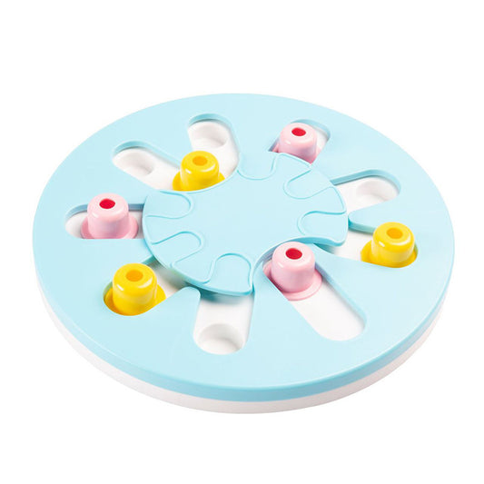 Pet Puzzle Feeder Training Game Plate