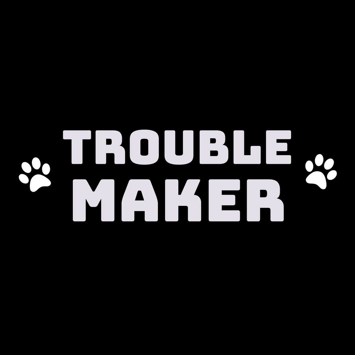 Vritus Trouble maker tshirt - Black