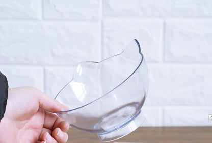 Tilted Cat Ear Bowls with Base