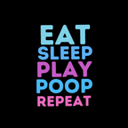 Vritus Eat Sleep Repeat  tshirt - Black