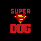 Vritus Super Dog  Tshirt - Black