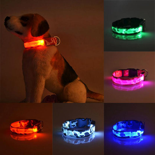GlowGuard LED Dog Collar