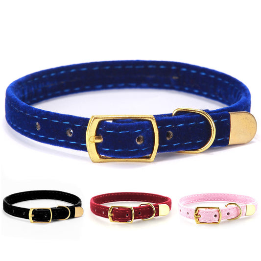 Velvet Elegance Pet Collar