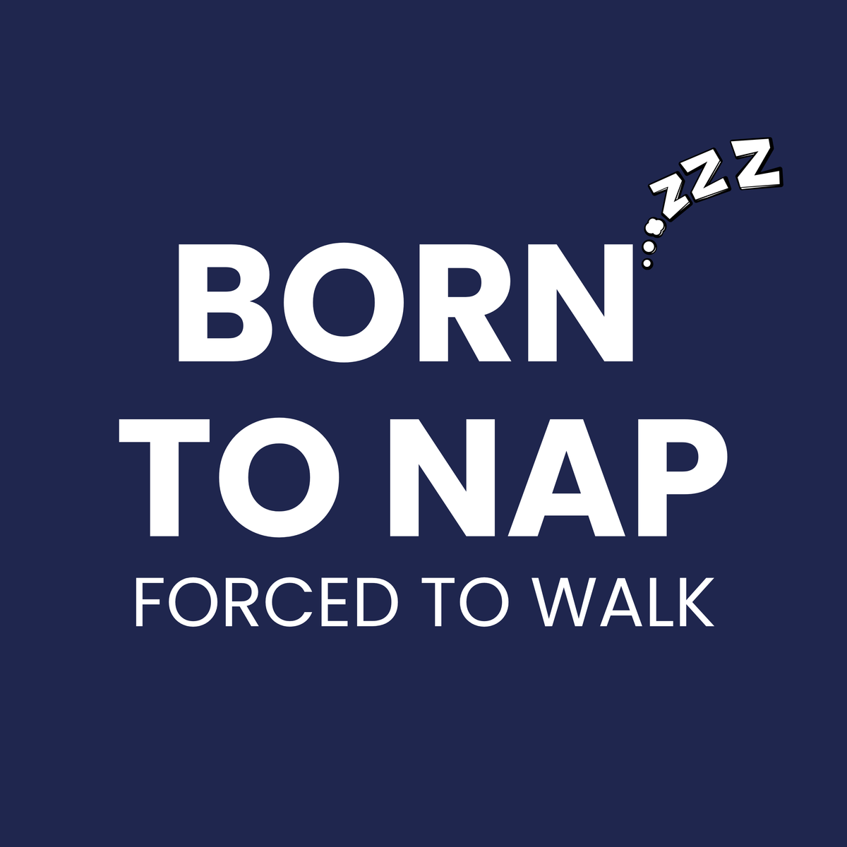 Vritus BORN TO NAP Tshirt - Blue
