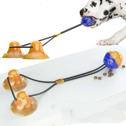 Interactive Suction Cup Dog Tug Toy