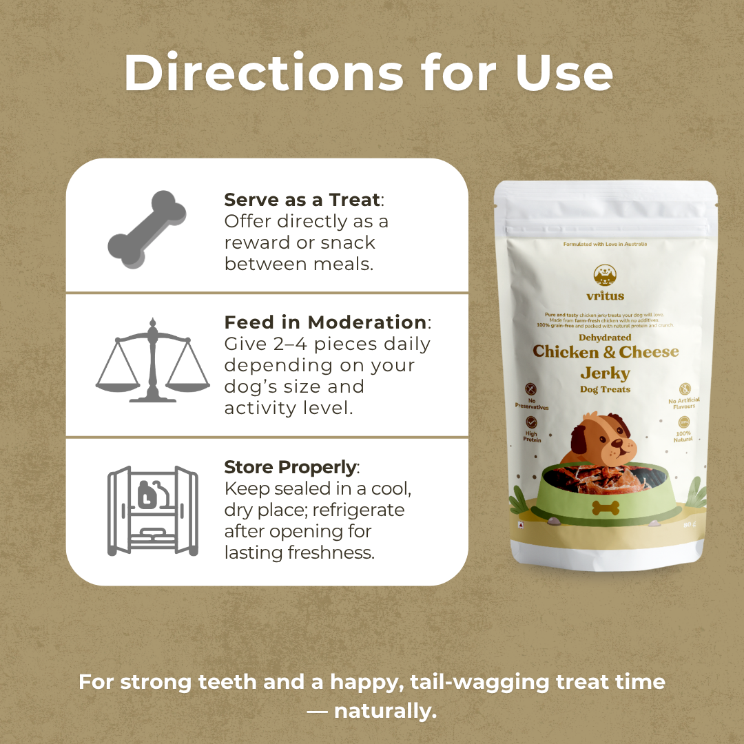 Chicken & Cheese Jerky | 80G