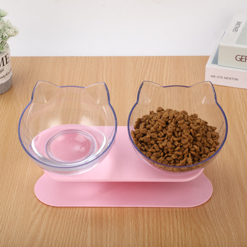 Tilted Cat Ear Bowls with Base