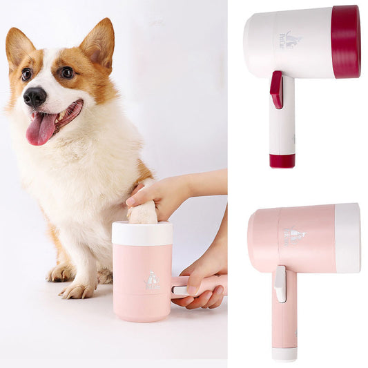 Soft Bristle Dog Paw Cleaner Cup