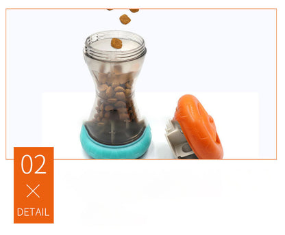 Bite-Resistant Food Dispensing Toy for Dogs & Cats