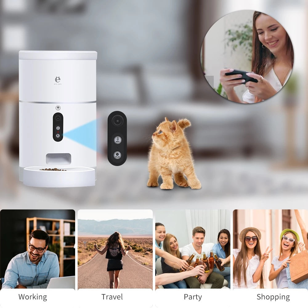 Smart WiFi Automatic Pet Feeder