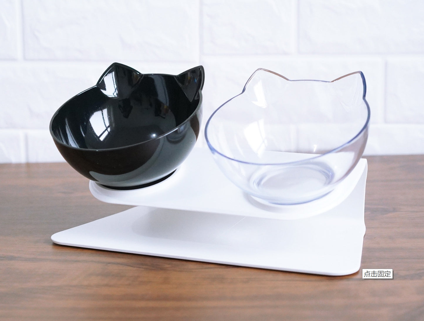 Tilted Cat Ear Bowls with Base