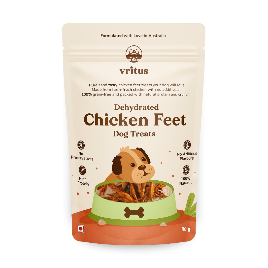 Dehydrated Chicken Feet  | 80g