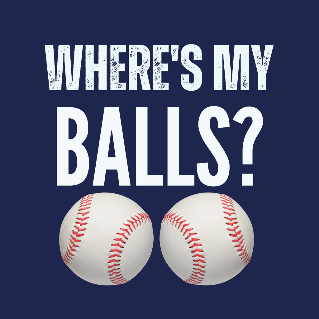 Vritus Where's my Balls  Tshirt - Blue