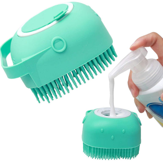 2-in-1 Pet Shampoo Bath Brush