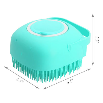 2-in-1 Pet Shampoo Bath Brush