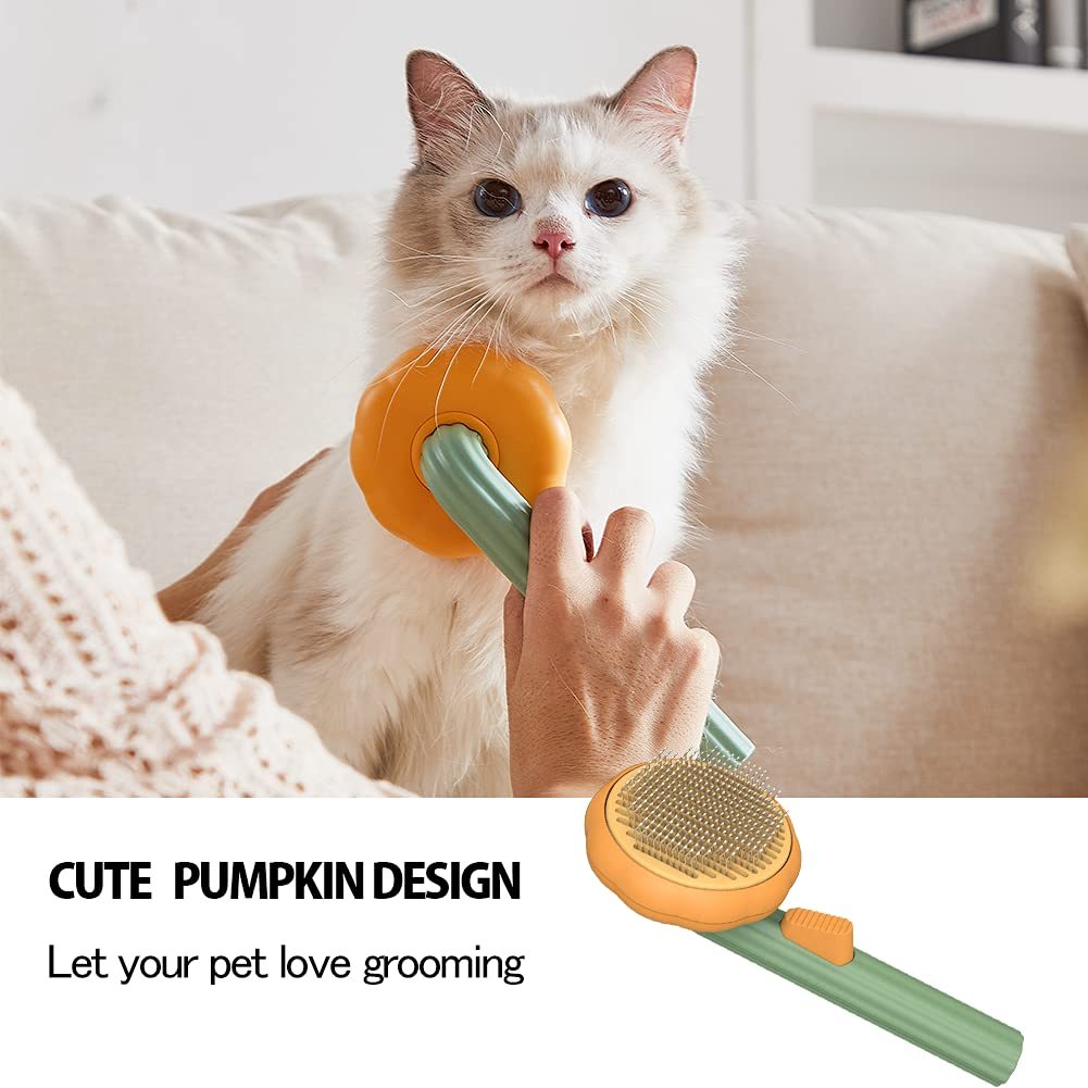 Self-Cleaning Pet Grooming Brush
