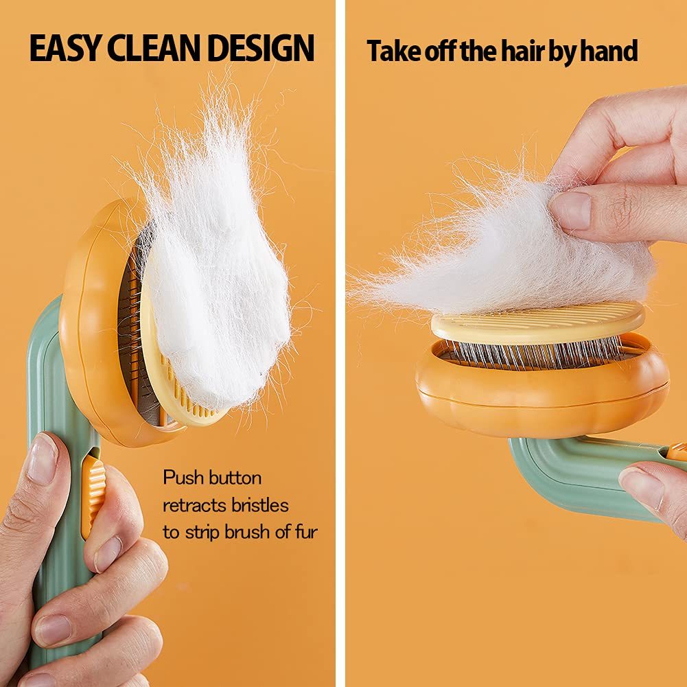 Self-Cleaning Pet Grooming Brush