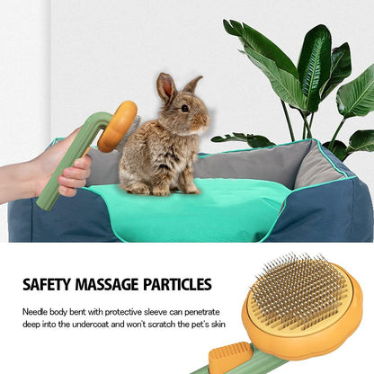 Self-Cleaning Pet Grooming Brush