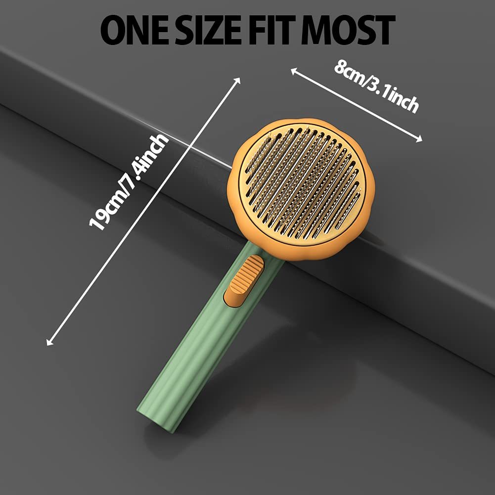 Self-Cleaning Pet Grooming Brush