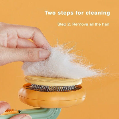 Self-Cleaning Pet Grooming Brush