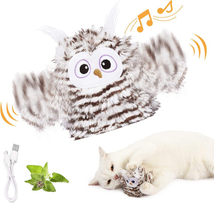 Interactive Chirping Plush Bird Toy