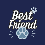 Vritus Best Friend Tshirt- Blue