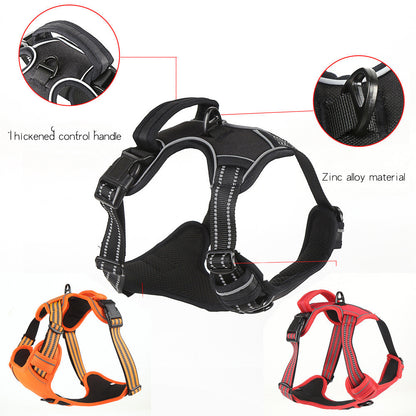 Heavy-Duty Reflective Dog Harness