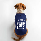 Vritus Not a Morning Dog  Tshirt- Blue