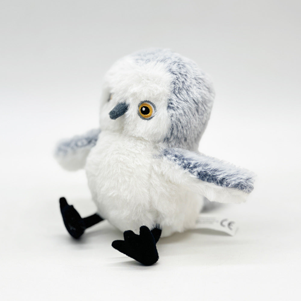 Interactive Chirping Plush Bird Toy