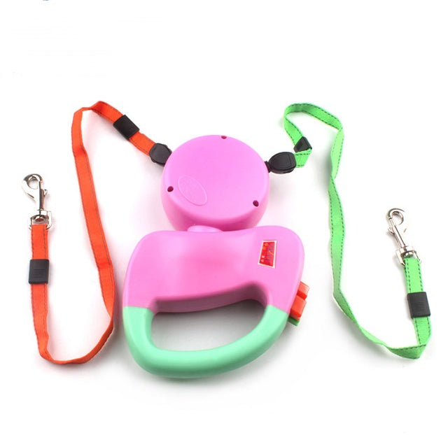 Dual Retractable Dog Leash