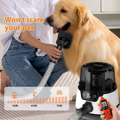 Low-Noise Pet Hair Grooming Vacuum