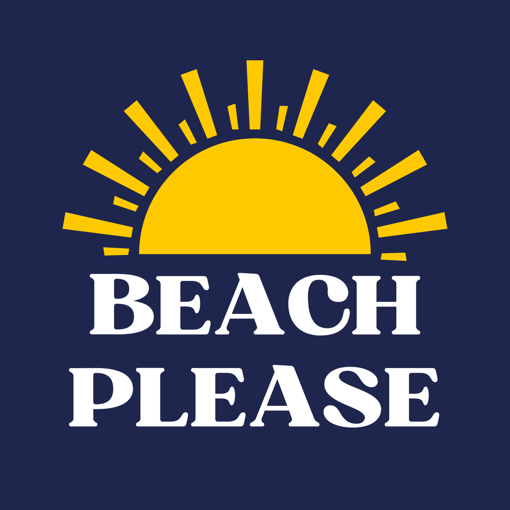 Vritus Beach Please Tshirt- Blue
