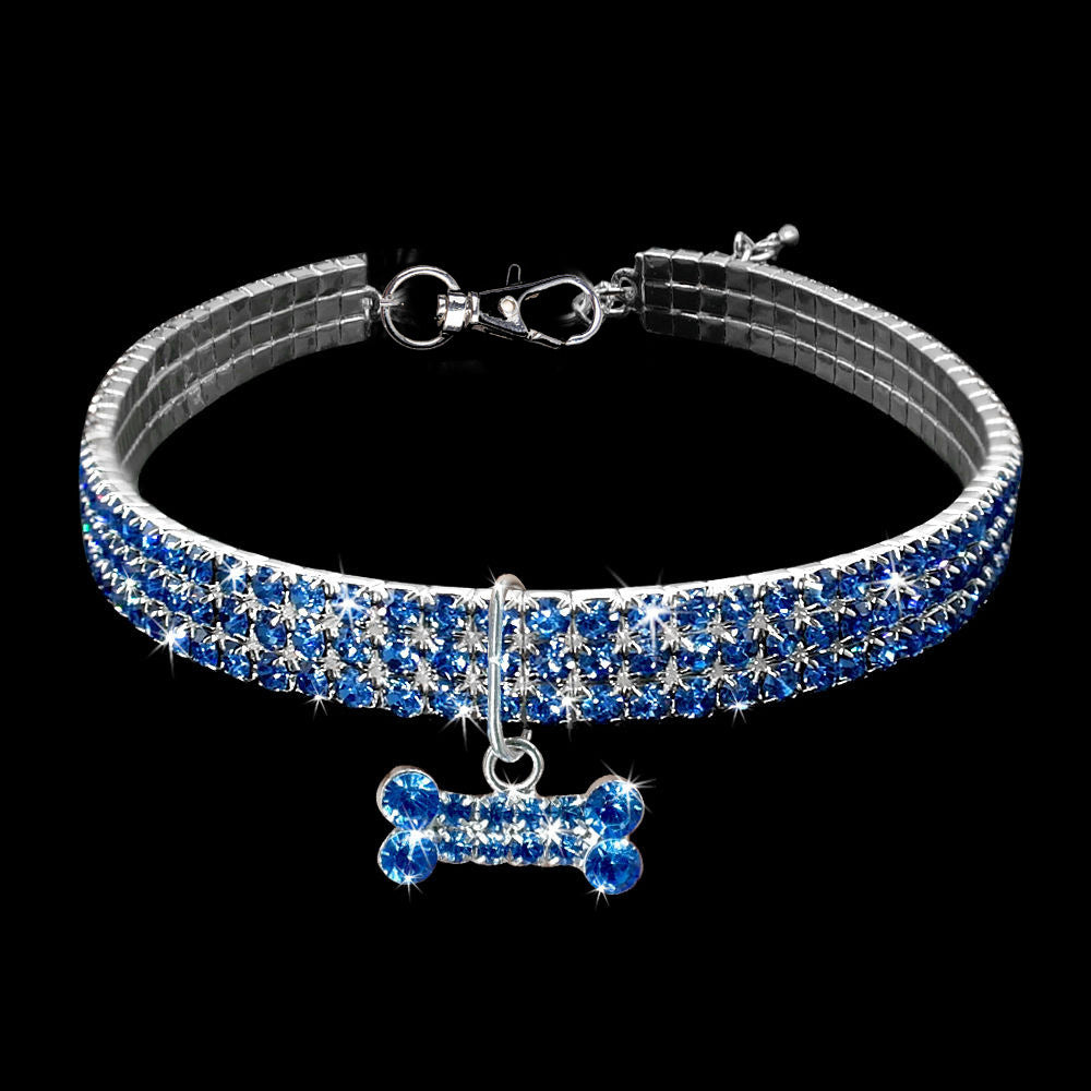 GlamBone™ Crystal Pet Collar