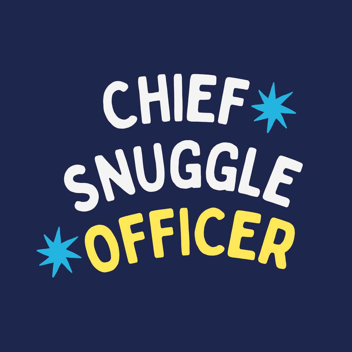 Vritus Chief Snuggle Officer Tshirt- Blue