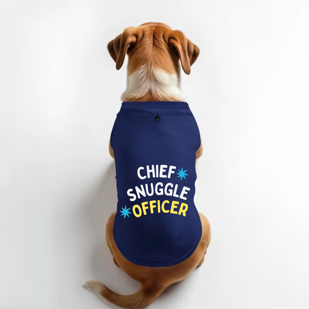 Vritus Chief Snuggle Officer Tshirt- Blue
