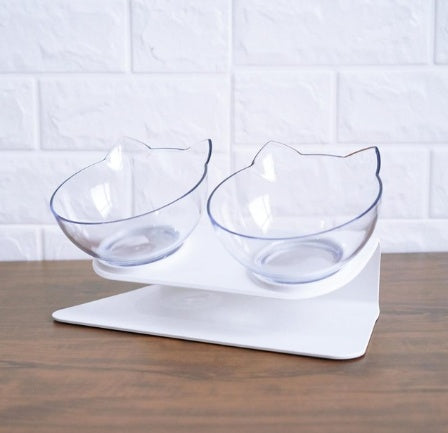 Tilted Cat Ear Bowls with Base
