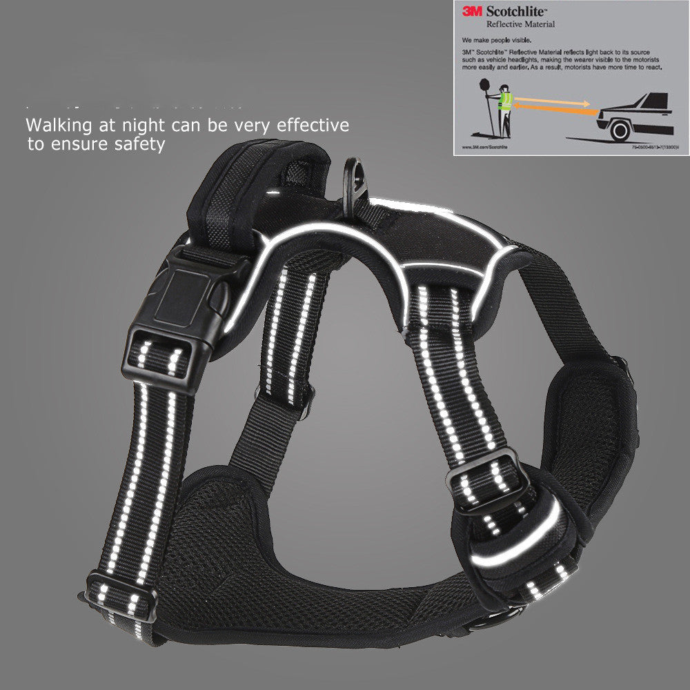 Heavy-Duty Reflective Dog Harness