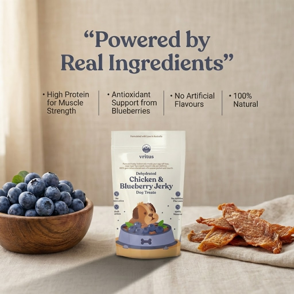 Chicken Jerky | Blueberry Flavour