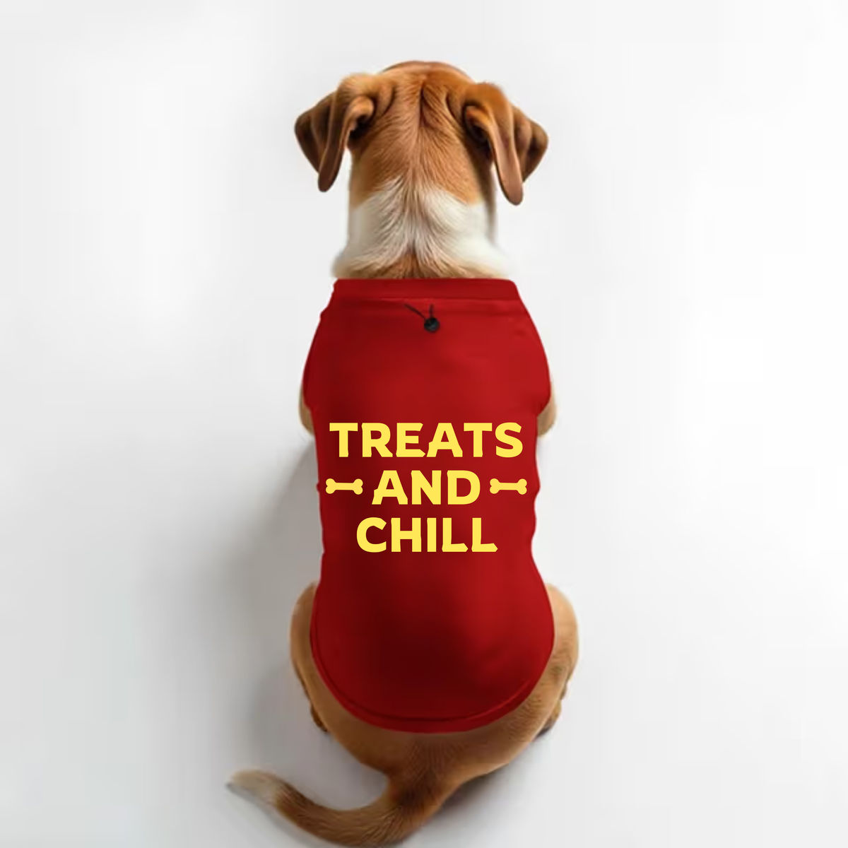 Vritus Treats and Chill Tshirt- Red