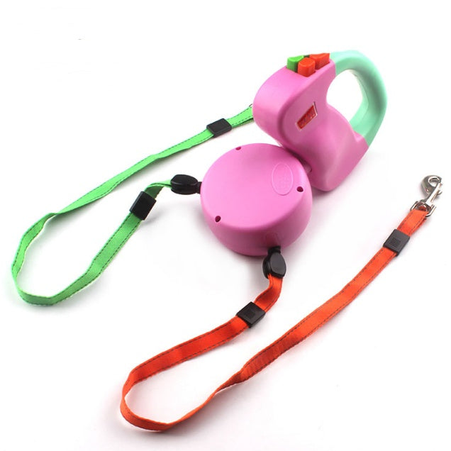 Dual Retractable Dog Leash