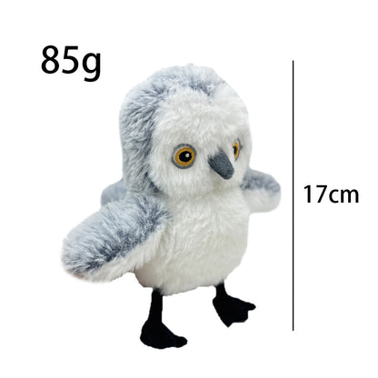 Interactive Chirping Plush Bird Toy