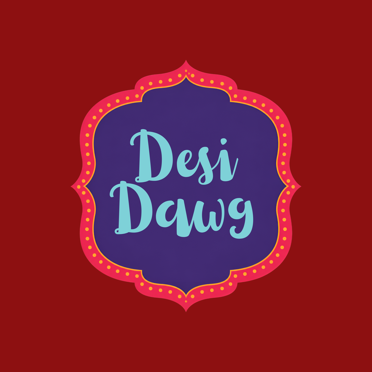 Vritus Desi Dawg Tshirt- Red