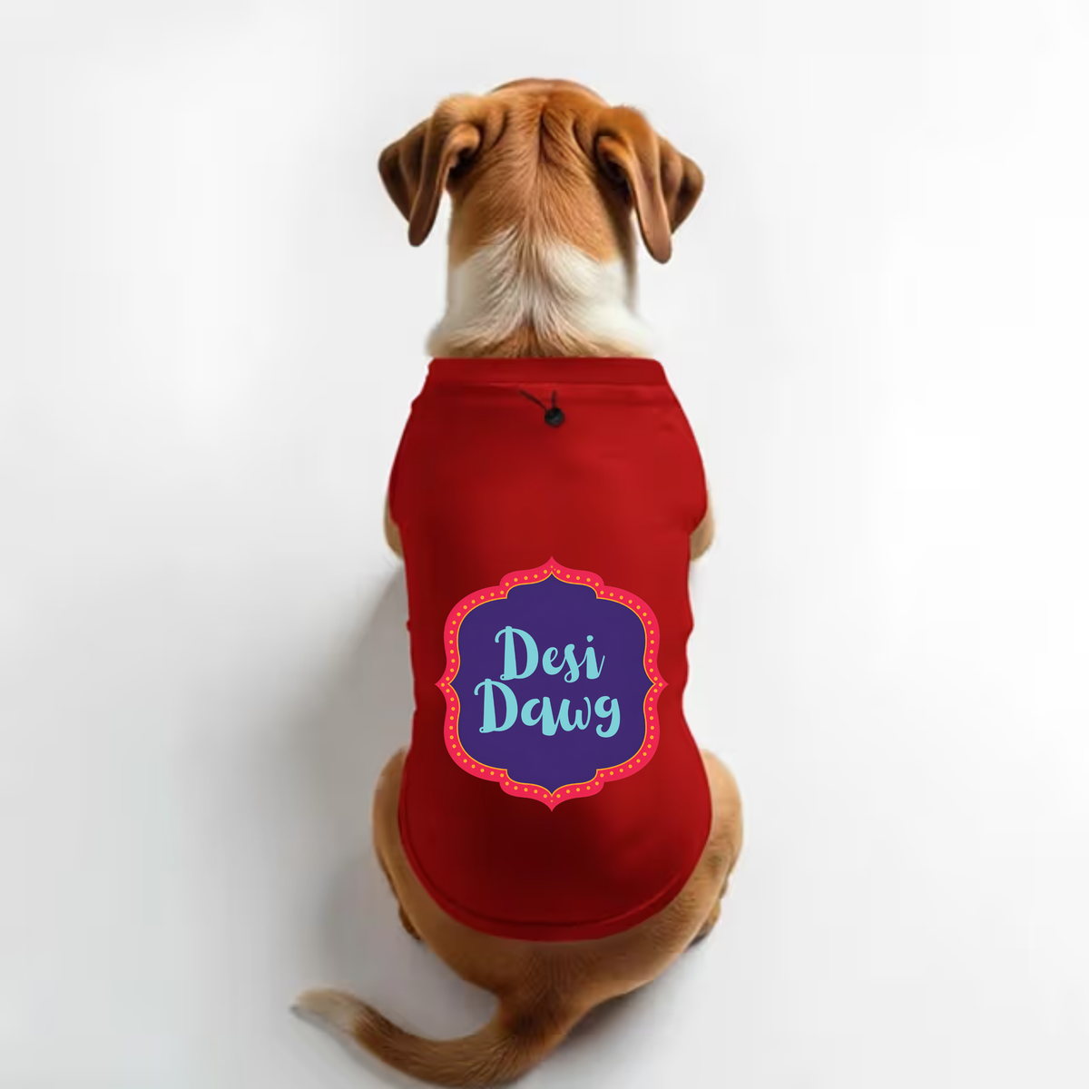 Vritus Desi Dawg Tshirt- Red