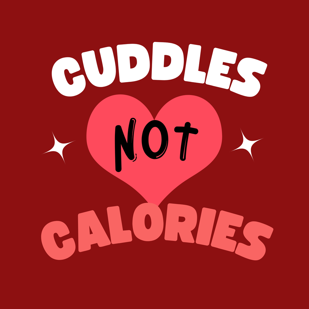 Vritus Cuddles Not Calories Tshirt- Red