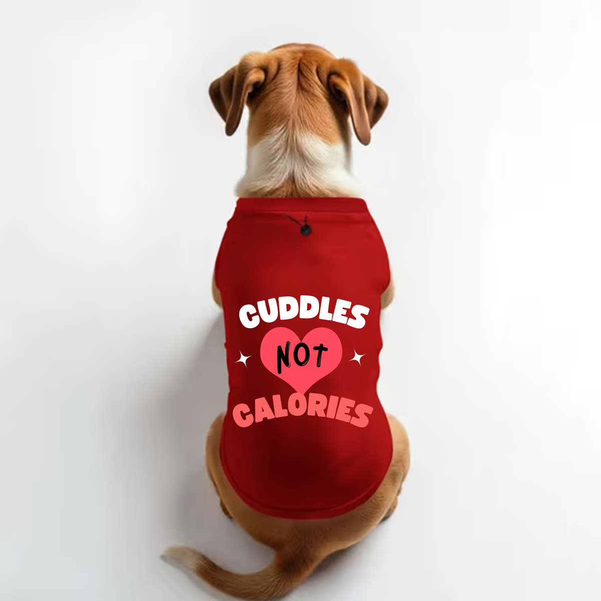 Vritus Cuddles Not Calories Tshirt- Red
