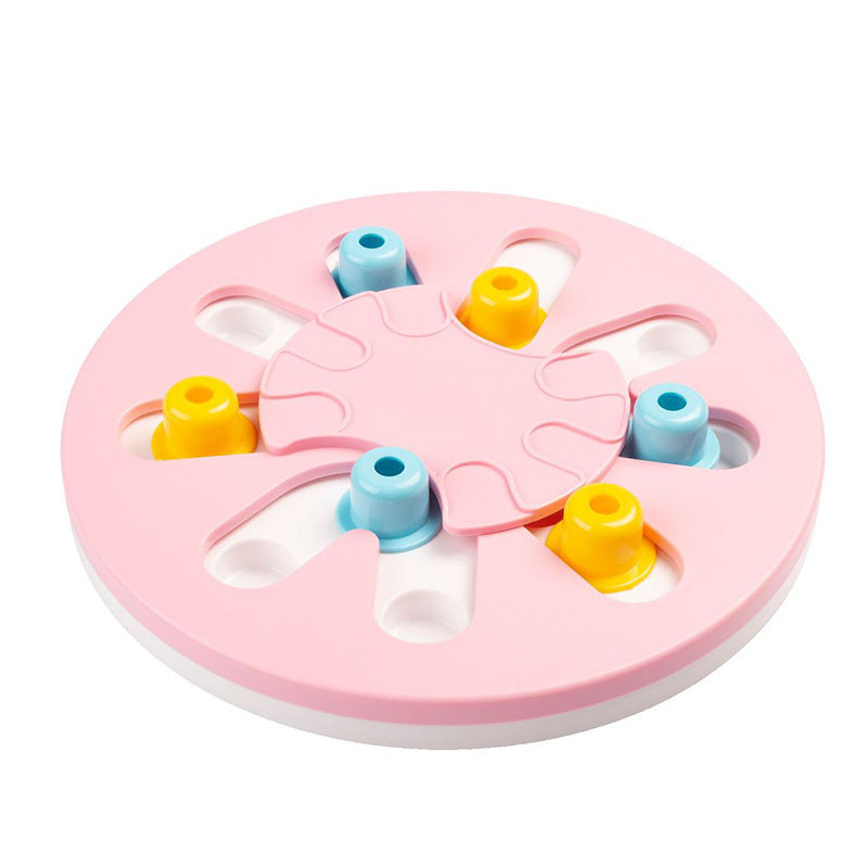 Pet Puzzle Feeder Training Game Plate